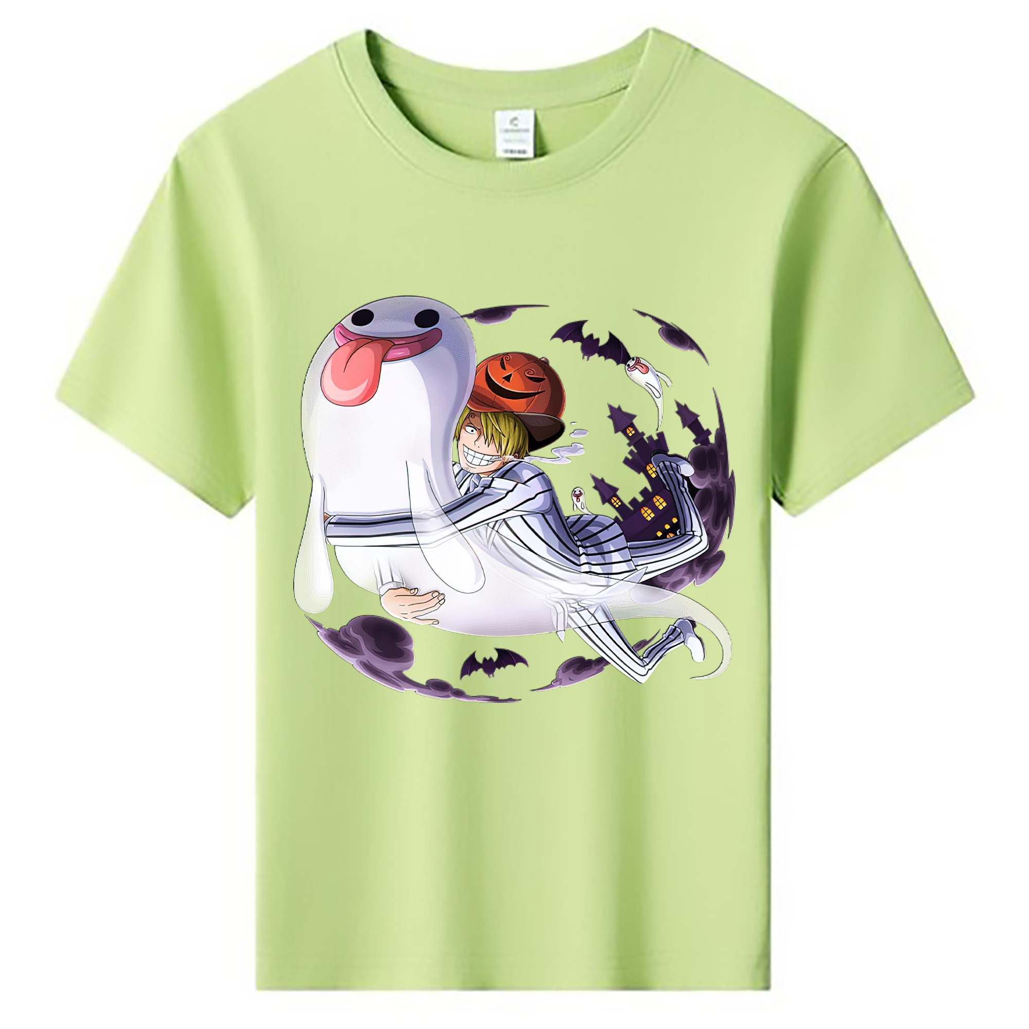 （画像用） ワンピース サンジ ONE PIECE Sanji 綿100％キッズTシャツ（フロントプリント）